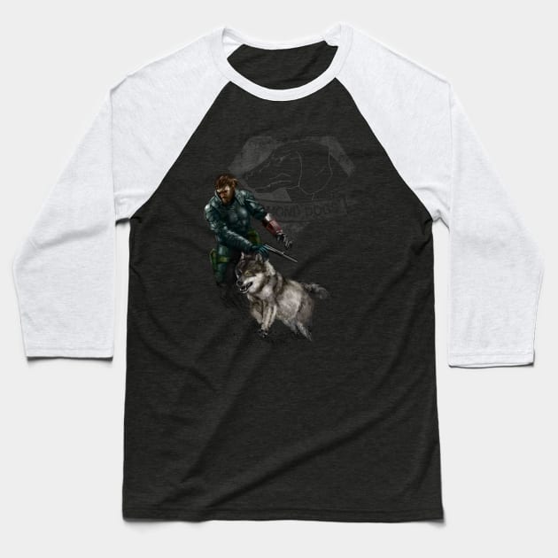 Mercenary Dogs Baseball T-Shirt by sdewey7